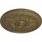 Ekena Millwork Kirke Ceiling Medallion (Fits Canopies up to 3 3/4"), Hnd-Painted Mississippi Mud, 15 3/4"OD x 5/8"P CM16KIMMF - alternate 2